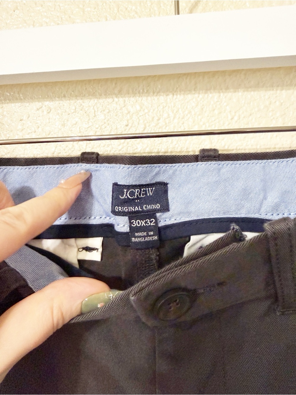 JCrew Slim-fit Original Chino Twill Pants in Onyx Grey Size 30x32 NEW CO399 - Picture 6 of 8